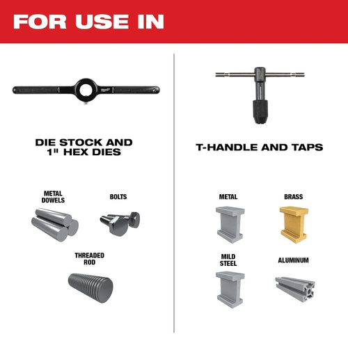 Milwaukee 17-Piece SAE Tap and Die Set