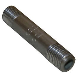 Stainless Steel Pipe Nipple, 1/8 x 5-In.