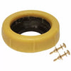 Keeney Brass/Fiber Yellow Toilet Wax Gasket 3 or 4 in. Waste Lines