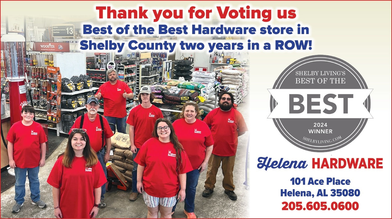 shelby hardware team - best of the best hardware store winner