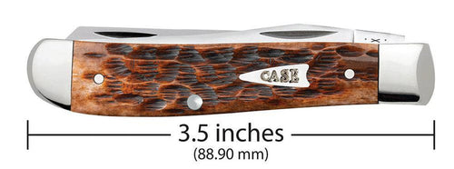 Case Peach Seed Jig Brown Bone Mini Trapper