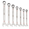 Milwaukee 7pc Ratcheting Combination Wrench Set - SAE (7 Pc)