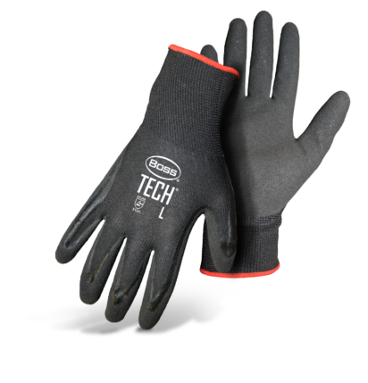 Boss Tech® Polyester Shell With Foam Nitrile Palm