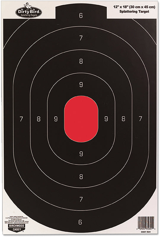 Birchwood Casey 35608 Dirty Bird  Silhouette Hanging Tagboard Target 12