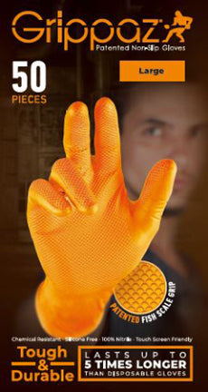 NITRILE GLOV 50 CT 6 MIL X-LG ORANGE