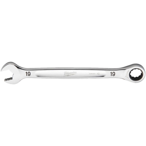 Milwaukee Metric 19 mm 12-Point Ratcheting Combination Wrench