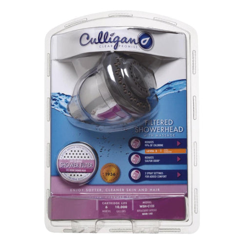 Culligan 5-Spray 2.0 GPM Fixed Showerhead, Chrome