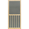 Snavely Screen Door Wood 5-Bar Stainable 32 in W x 80 in H x 1-1/8 in T Nat