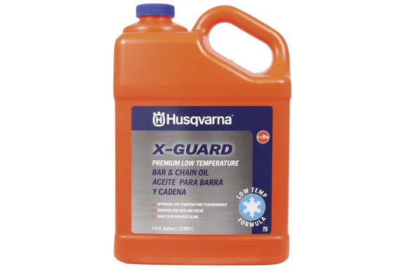 Husqvarna X-Guard Low Temp Bar & Chain Oil (1 Gallon)