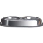 Van Ness Heavyweight Small Stainless Steel Double Dish