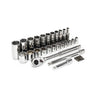 Crescent 30 Piece 3/8 Drive 6 and 12 Point SAE Mechanics Tool Set