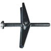 MonsterFastener Zinc Plated Steel Slotted Round Head Toggle Bolts
