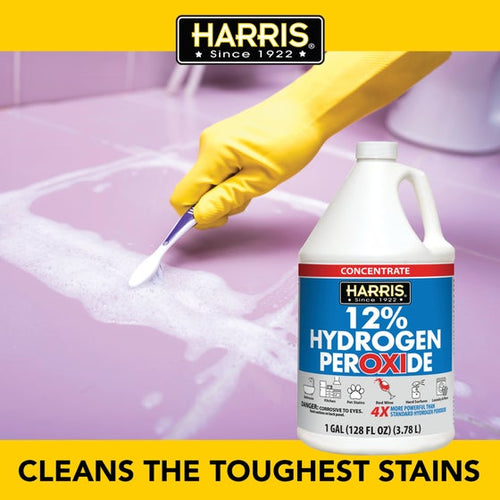 Harris 12% Concentrated Hydrogen Peroxide (128 oz)