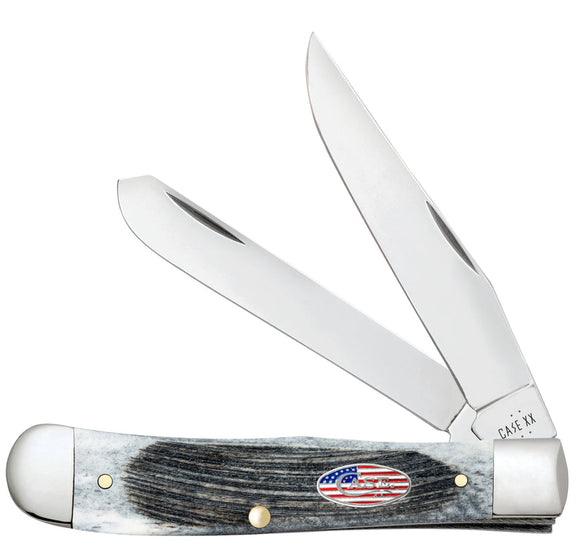 Case Sawcut Jigged Gray Bone Trapper