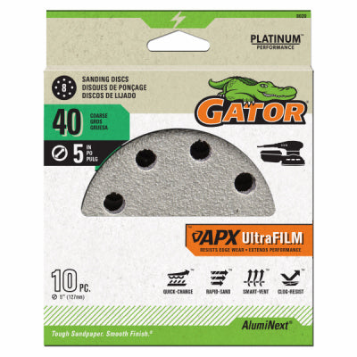 Gator APX Ultrafilm Sanding Discs Hook & Loop