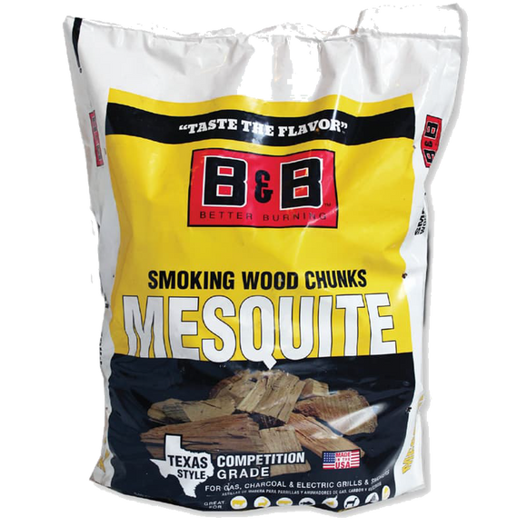 B&B Charcoal Mesquite Smoking Wood Chunks