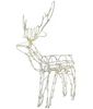 Santas Forest 36888 Standing Buck, 12 in W, PVC/Metal, Clear, Mini String LED Bulb