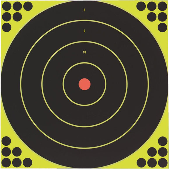 Birchwood Casey Shoot-N-C 12-Inch Sighting Adhesive Paper Bulls-Eye Target