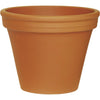 Ceramo 9-3/4 In. H. x 12-1/4 In. Dia. Terracotta Clay Standard Flower Pot