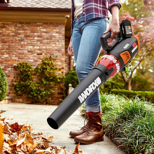 Worx 40V Power Share TURBINE Cordless Leaf Blower with Brushless Motor (2x20V)