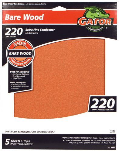 Gator Bare Wood Sanding Sheets