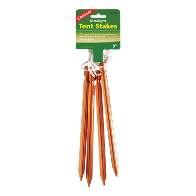 Coghlans Ultralight Tent Stakes - 9 - 4 Pack - Helena, AL - Helena Hardware