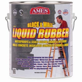 Block & Wall Liquid Rubber Coating, White, 1-Gal.