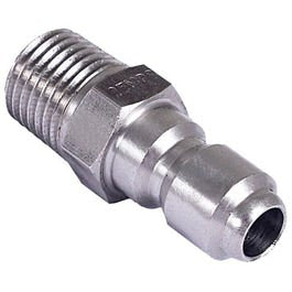 Pressure Washer Quick Connect Plug, 1/4 MNPT x 1/4-In.