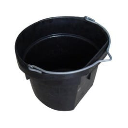 Flat Bucket, Rubber, 18-Qts.