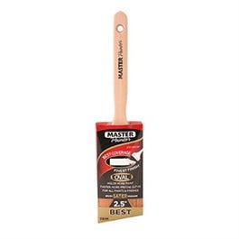 Angle Sash Paint Brush, Semi Oval, 2.5-In.