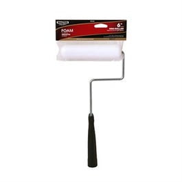 Mini Paint Roller Cover + Frame, Foam, 6.5-In.