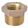 B & K Industries Red Brass Reducer Bushing 1/2 in. x 3/8 in.