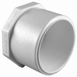 Pipe Plug Spigot, White, 3/4-In.