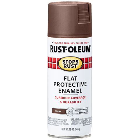 Rust-Oleum® Stops Rust® Protective Enamel Spray Paint (12 Oz, Brown)