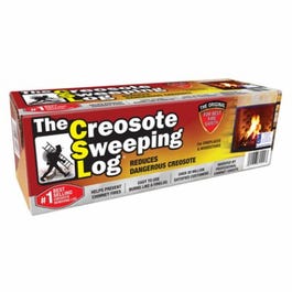 Creosote Sweeping Fireplace Log