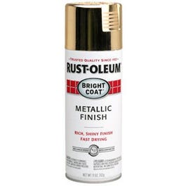 Metallic Enamel Spray Paint, Gold, 11-oz.