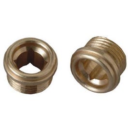 Faucet Seat, Sterling, Lead-Free Brass, 1/2-In. x 24 Thread, 2-Pk.