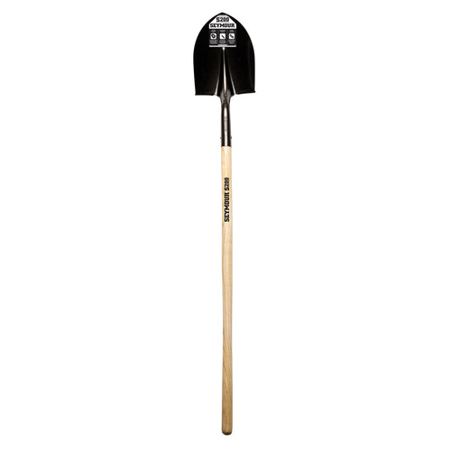 Seymour Midwest 16 Ga. Round Point Shovel, 42 Hardwood Handle