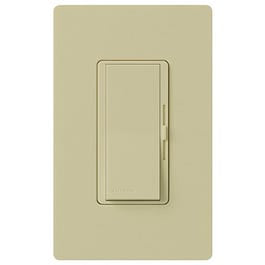 Diva 600-Watt Single-Pole Dimmer, Ivory