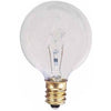 Globe Light Bulb, Clear, 25-Watts, 2-Pk.