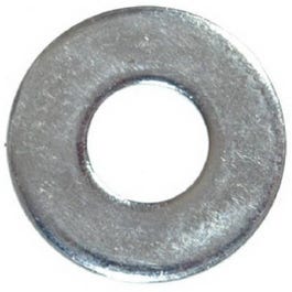 Flat Washers, Zinc-Plated Steel, 1-In., 5-Lb.