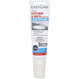 Kitchen & Bath Silicone Sealant, Clear, 2.8-oz.