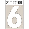 Hy-Ko Vinyl 3 In. Non-Reflective Adhesive Number Six