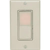 Leviton Decora Illuminated Rocker Light Almond 15A 3-Way Switch