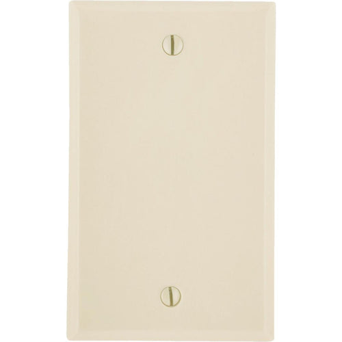 Leviton 1-Gang Standard Thermoset Blank Wall Plate, Ivory