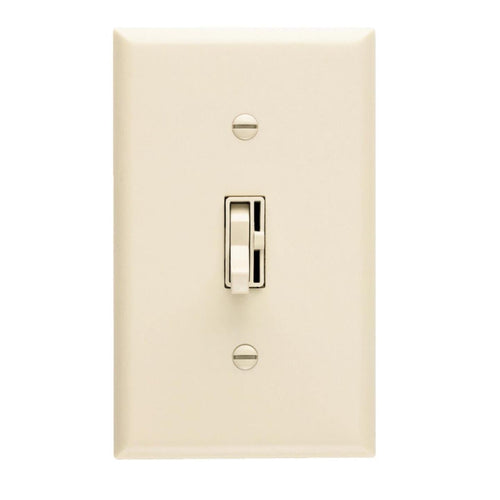 Lutron Toggler Incandescent Ivory Preset Slide Dimmer Switch