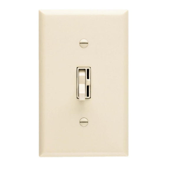 Lutron Toggler Incandescent Ivory Preset Slide Dimmer Switch