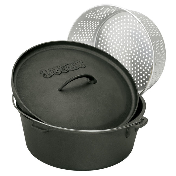 Bayou Classic 20 Quart Cast Iron Dutch Oven