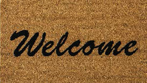 Qrri Inc Welcome Neighbor Entrance Mat 18 X 30