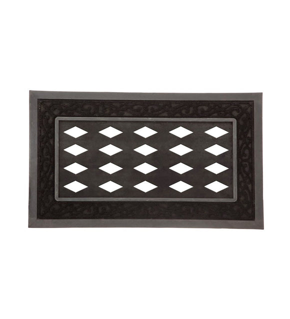 Evergreen Black Scroll Sassafras Switch Mat Tray, 30